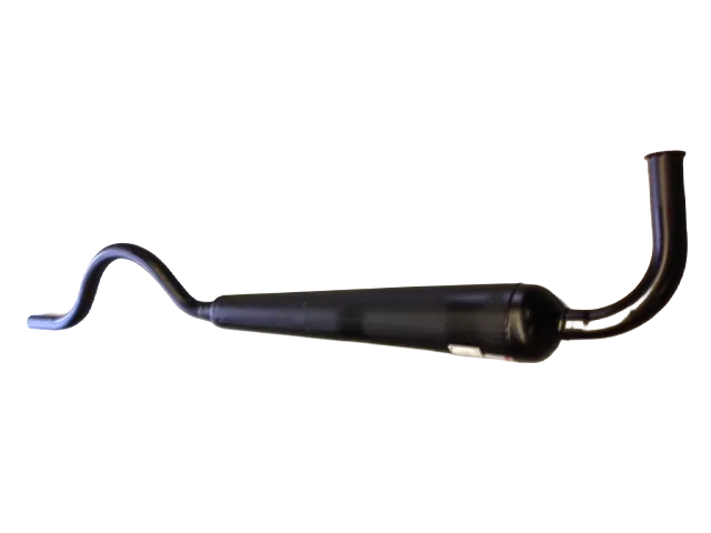 1928 Black Steel Muffler - Used with AR Rear Radius Rods)